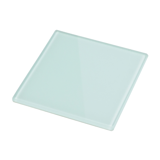Smooth Glass 4" x 4" (White Back/Non-Tempered)