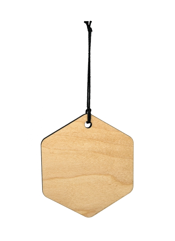 b><span style=font-size: 20px;>Rectangle Wood Ornament (Case of  120)</span></b>