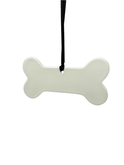 <b><span style="font-size: 20px;"> Dog Bone Ceramic Ornament (Single)</span></b>