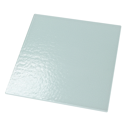 Textured Glass 12" x 12" (White Back/Tempered)