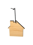 <b><span style="font-size: 20px;">House Wood Ornament (Case of 120)</span></b>